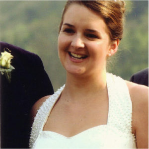 Boned halter neck wedding dress